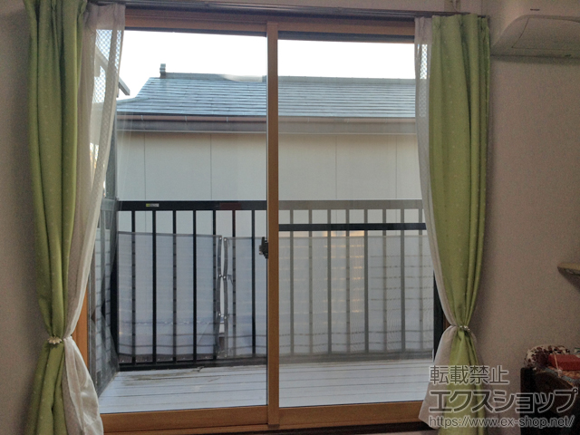 神奈川県高座郡寒川町のの二重窓（内窓） インプラス(ダストバリア)引き違い窓2枚建て 施工例