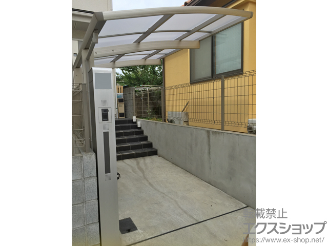 東京都府中市ののサイクルポート・駐輪場 プレシオスポート ミニ 積雪〜20cm対応 施工例