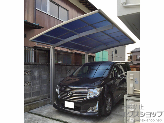 神奈川県横浜市ののカーポート プレシオスポート 積雪〜20cm対応 施工例