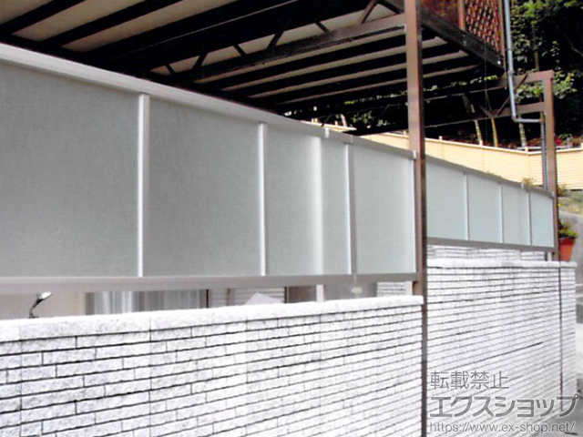 京都府京都市ののフェンス・柵 ライシスフェンスP型 フリーポールタイプ 施工例