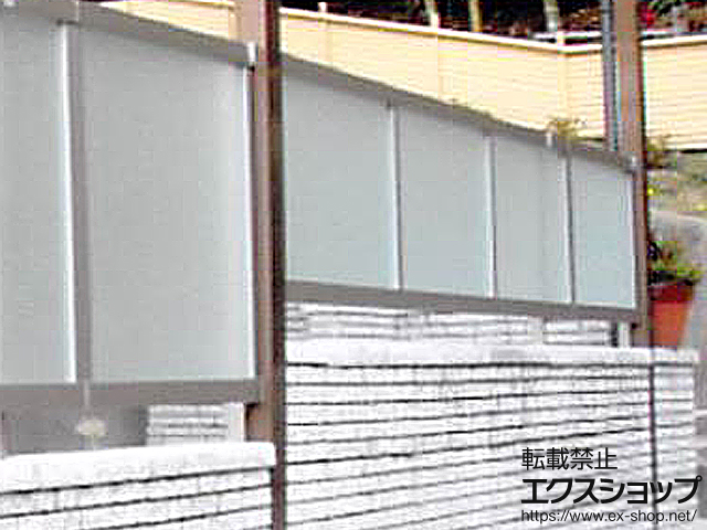 京都府京都市ののフェンス・柵 ライシスフェンスP型 フリーポールタイプ 施工例