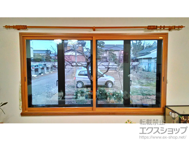 茨城県つくば市のの二重窓（内窓） インプラス(ダストバリア)引き違い窓2枚建て 施工例