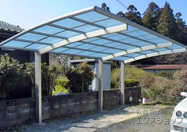 福岡県久留米市ののカーポート レイナポートグラン 延長　積雪〜20cm対応 施工例