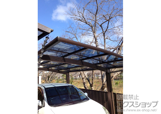 愛知県豊橋市ののカーポート プレシオスポート 積雪〜20cm対応 施工例