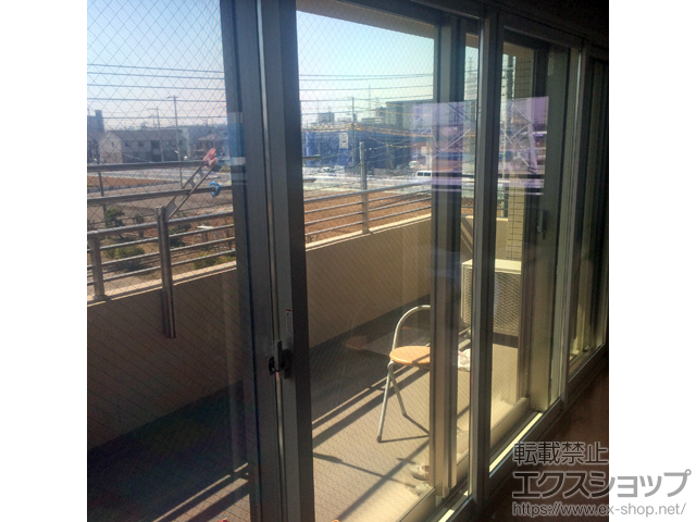 埼玉県八潮市のの二重窓（内窓） インプラス(ダストバリア)引き違い窓4枚建て 施工例