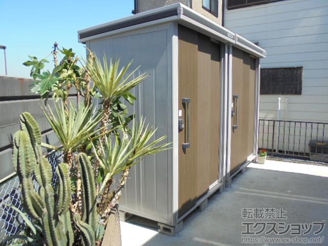 神奈川県川崎市のの物置・屋外倉庫 エルモ 一般型 1520×1170×2121(LMD-1511 DW) 施工例