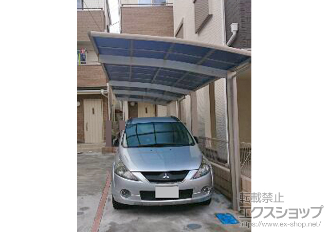 埼玉県さいたま市ののカーポート プレシオスポート 縦連棟 積雪〜20cm対応 施工例