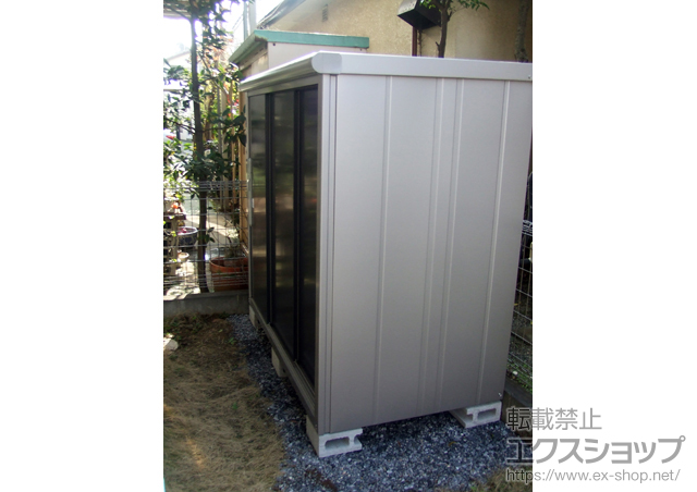 東京都稲城市のの物置・屋外倉庫 エスモ 一般型(ESD-1609EGL) 施工例