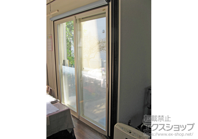 千葉県流山市のの二重窓（内窓） インプラス(ダストバリア)引き違い窓2枚建て 施工例