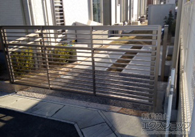 静岡県浜松市ののカーゲート オーバードアS1型 手動式 施工例