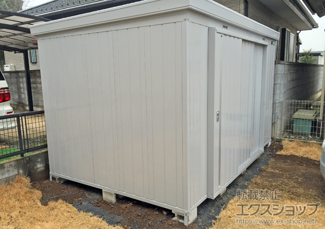 茨城県古河市のの物置・屋外倉庫 ネクスタ 一般型(NXN-77S MG ) 施工例