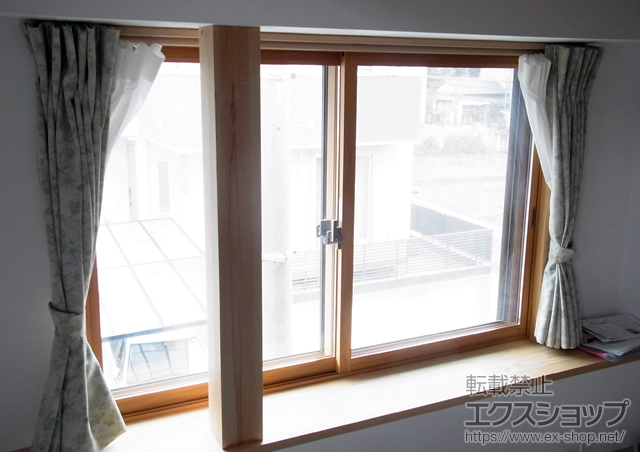 神奈川県横浜市のの二重窓（内窓） インプラス(ダストバリア)引き違い窓2枚建て 施工例