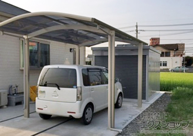 栃木県足利市ののカーポート レイナワンポートグラン　積雪〜20cm対応 施工例