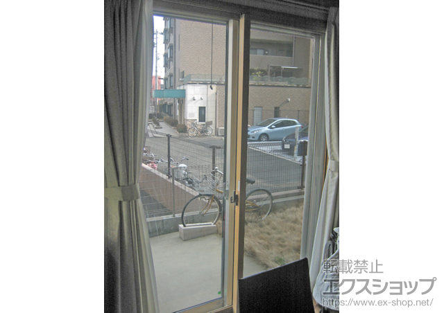 神奈川県川崎市のの二重窓（内窓） インプラス(ダストバリア)引き違い窓2枚建て 施工例