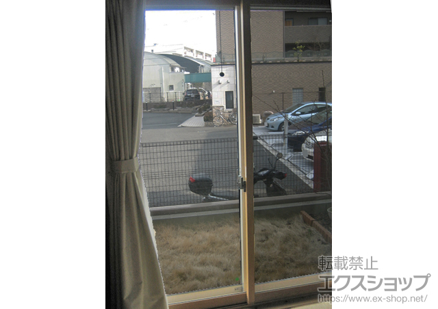 神奈川県川崎市のの二重窓（内窓） インプラス(ダストバリア)引き違い窓2枚建て 施工例