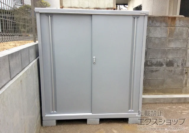 大阪府高槻市のイナバの物置・収納・屋外倉庫 シンプリー 一般型（MJN-157D） 施工例