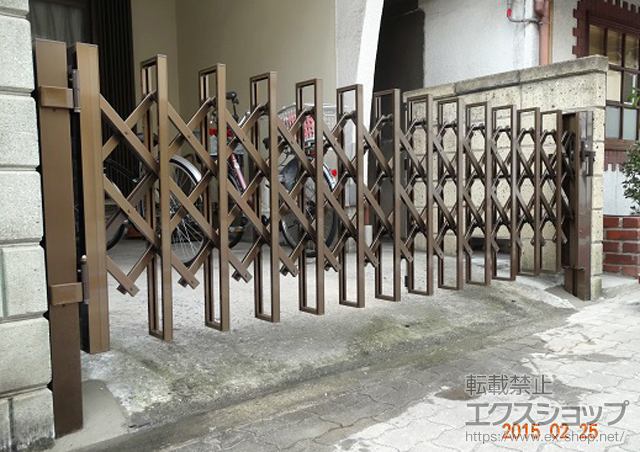 大阪府大阪市ののカーゲート アルシャインHG ノンキャスター 片開き 300S 施工例