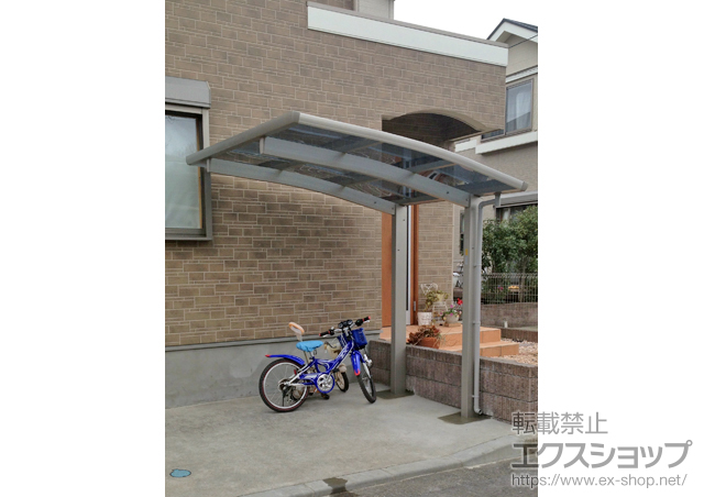 神奈川県横浜市ののサイクルポート・駐輪場 プレシオスポート ミニ 積雪〜20cm対応 施工例