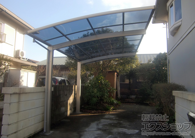 宮崎県児湯郡高鍋町ののカーポート プレシオスポート 積雪〜20cm対応 施工例