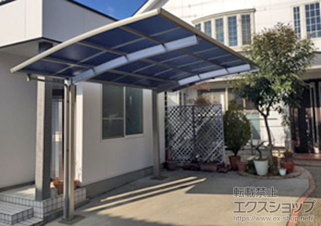 愛知県春日井市ののカーポート プレシオスポート 積雪〜20cm対応 施工例