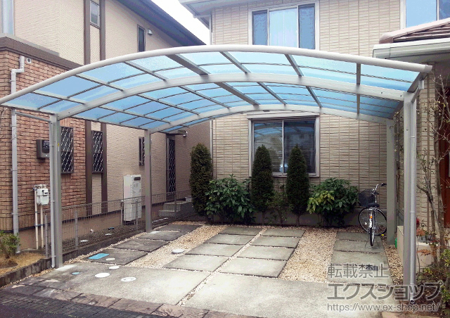 茨城県守谷市ののカーポート レイナツインポートグラン　積雪〜20cm対応 施工例