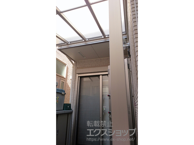 東京都練馬区ののテラス屋根 ヴェクターテラス F型 テラスタイプ 単体 積雪〜50cm対応 施工例