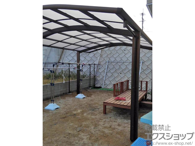 福岡県久留米市ののカーポート レイナツインポートグラン　積雪〜20cm対応 施工例