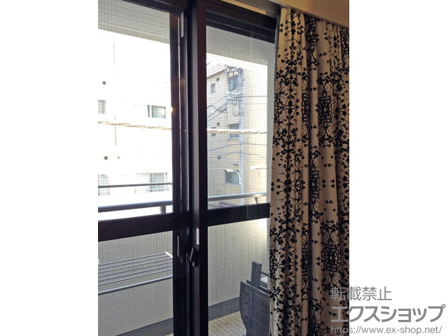 東京都中央区のの二重窓（内窓） インプラス ダストバリア仕様 引違い窓 2枚建 施工例