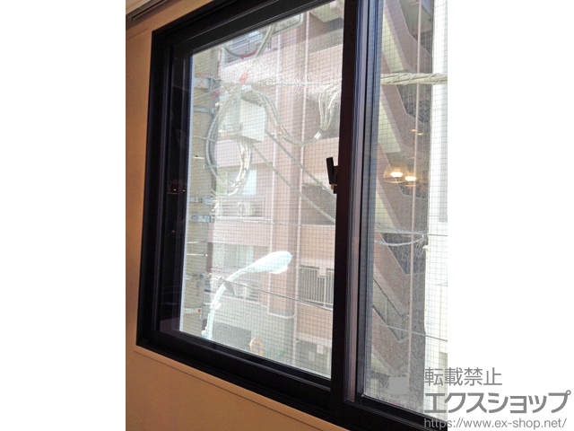 東京都中央区のの二重窓（内窓） インプラス ダストバリア仕様 引違い窓 2枚建 施工例