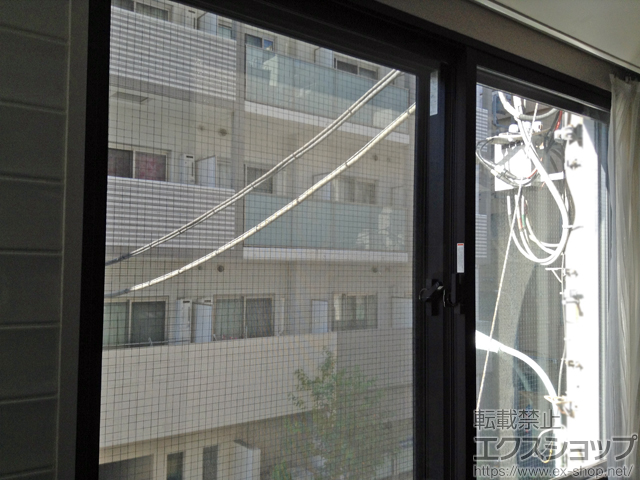 東京都中央区のの二重窓（内窓） インプラス ダストバリア仕様 引違い窓 2枚建 施工例