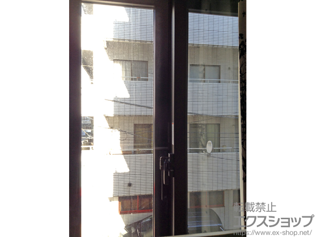 東京都中央区のの二重窓（内窓） インプラス ダストバリア仕様 引違い窓 2枚建 施工例