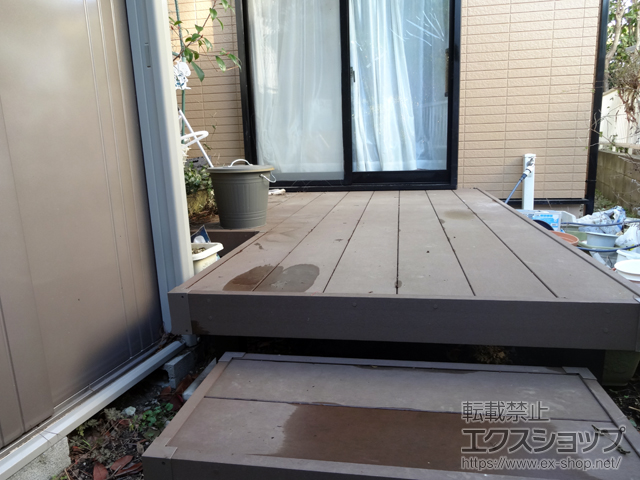 神奈川県逗子市ののウッドデッキ リウッドデッキ 200 施工例