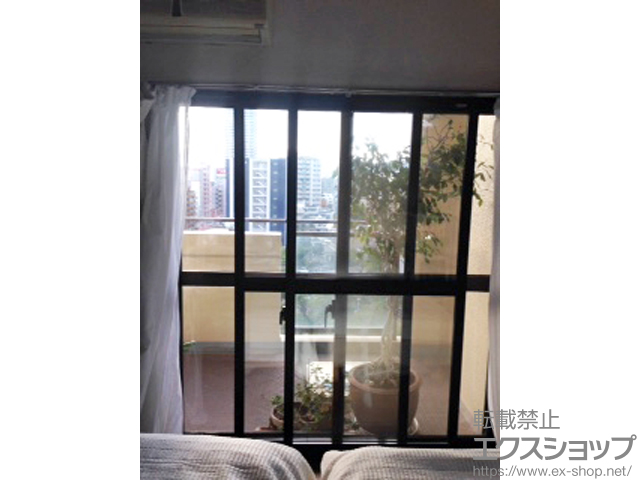 兵庫県神戸市のの二重窓（内窓） インプラス ダストバリア仕様 引違い窓 2枚建 施工例