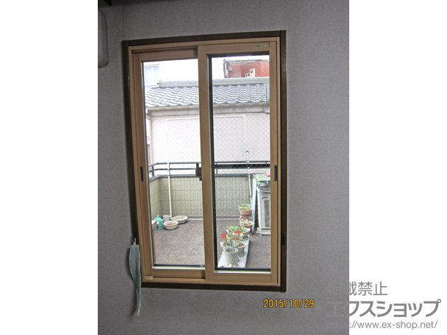 千葉県松戸市のの二重窓（内窓） インプラス ダストバリア仕様 引違い窓 2枚建 施工例