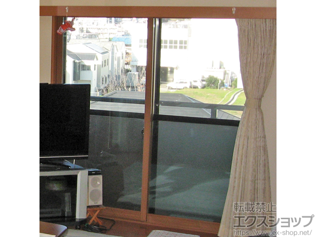 神奈川県藤沢市のの二重窓（内窓） インプラス ダストバリア仕様 引違い窓 2枚建 施工例