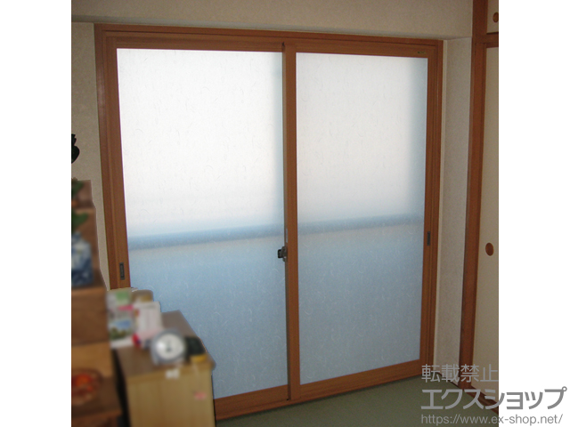 神奈川県藤沢市のの二重窓（内窓） インプラス ダストバリア仕様 引違い窓 2枚建 施工例