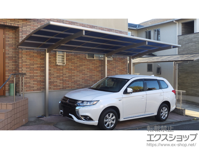 和歌山県橋本市ののカーポート レイナポートグラン 延長 積雪〜20cm対応 施工例