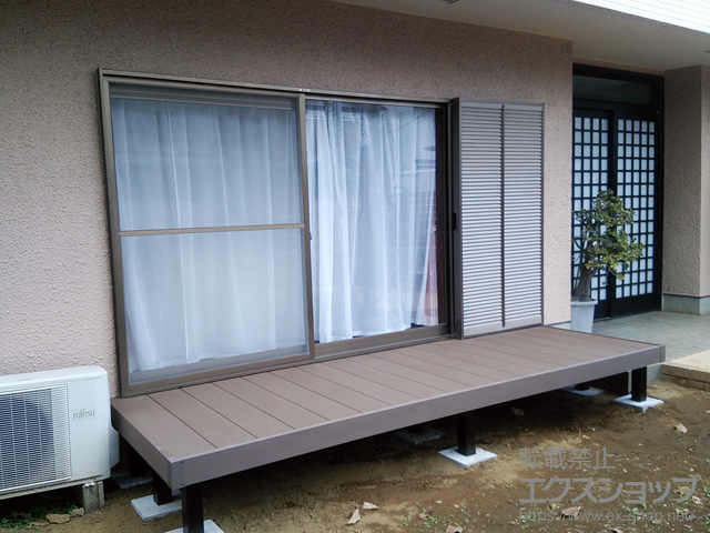 千葉県八千代市ののウッドデッキ マージウッドデッキ 施工例