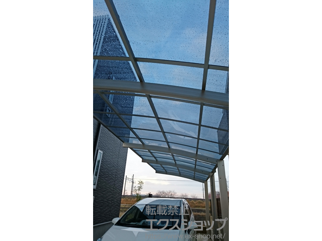 愛知県日進市ののカーポート プレシオスポート 縦連棟 積雪〜20cm対応 施工例