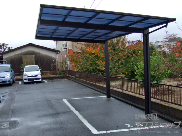 岡山県倉敷市ののカーポート エフルージュグラン　積雪〜20cm対応 施工例