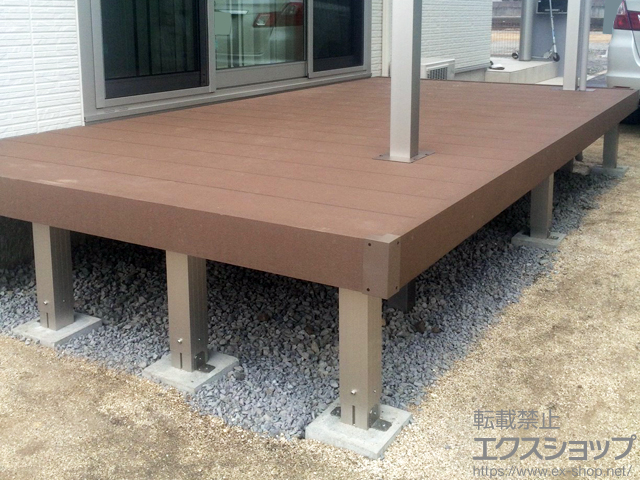 熊本県熊本市ののウッドデッキ マージウッドデッキ 施工例