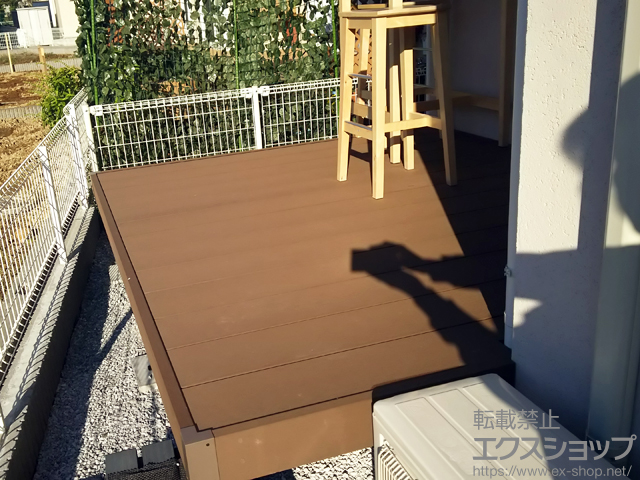 千葉県市川市ののウッドデッキ マージウッドデッキ 施工例