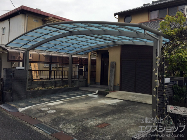 滋賀県大津市ののカーポート レイナトリプルポートグラン　積雪〜20cm対応 施工例
