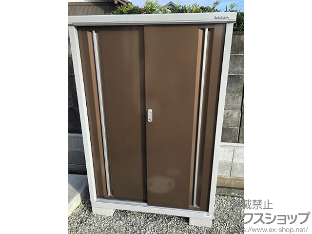 静岡県掛川市のの物置・屋外倉庫 シンプリー 一般型（MJX-114DP TB） 施工例