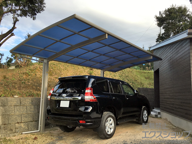 山口県熊毛郡平生町ののサイクルポート・駐輪場 レイナポートグラン　積雪〜20cm対応 施工例