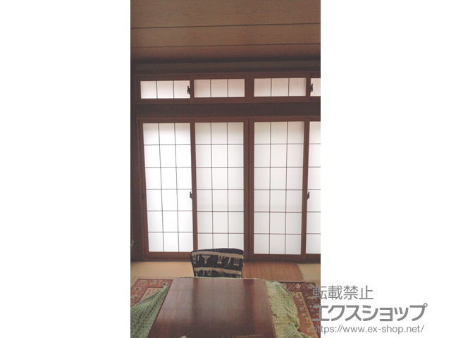 埼玉県飯能市のの二重窓（内窓）、玄関ドア インプラス ダストバリア仕様 引違い窓 2枚建 施工例