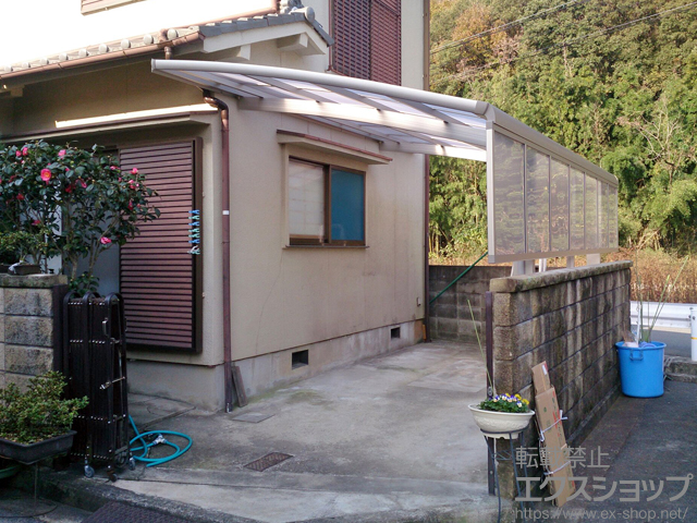 兵庫県姫路市ののカーポート レイナベーカポートグラン　積雪〜20cm対応＋サイドパネル 施工例