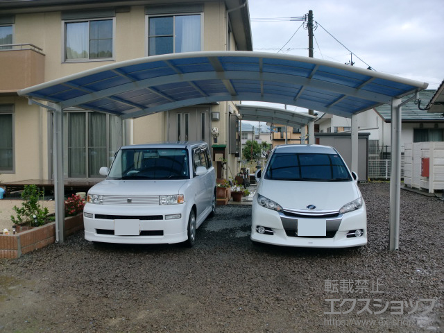 佐賀県伊万里市ののカーポート レイナツインポートグラン　積雪〜20cm対応 施工例