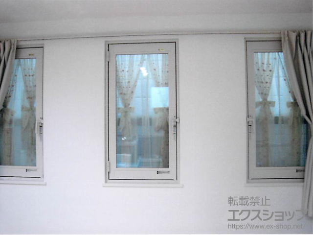 東京都中野区のの二重窓（内窓） インプラス ダストバリア仕様 開き窓 外観左吊元 施工例