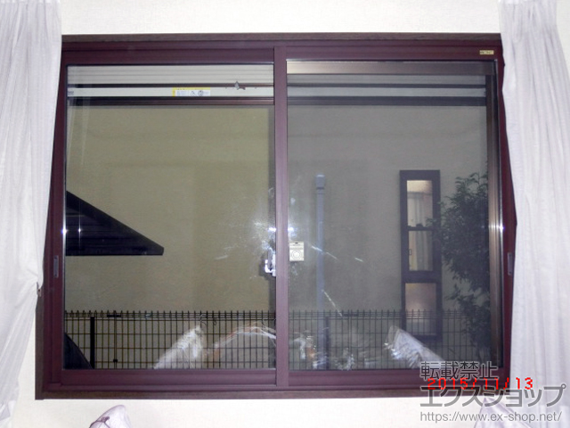 東京都豊島区のの二重窓（内窓） インプラス ダストバリア仕様 引違い窓 2枚建 施工例